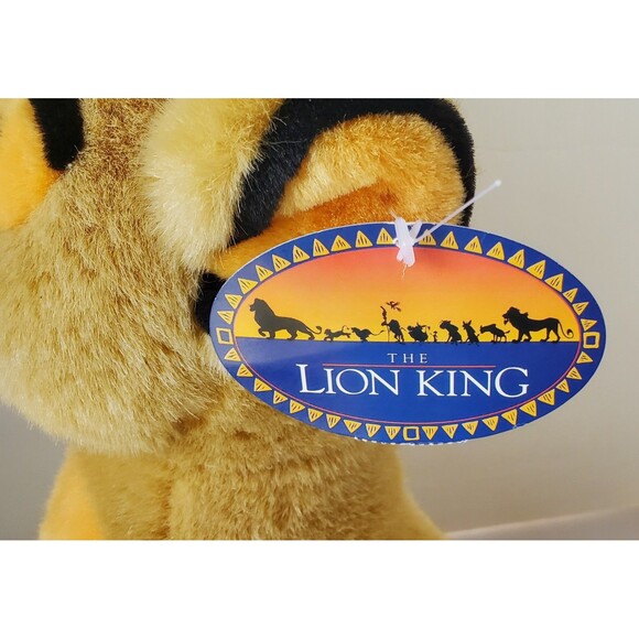 Walt Disney World Young Simba Plush Lion King 13” Stuffed Animal Toy Parks VTG - Picture 5 of 10